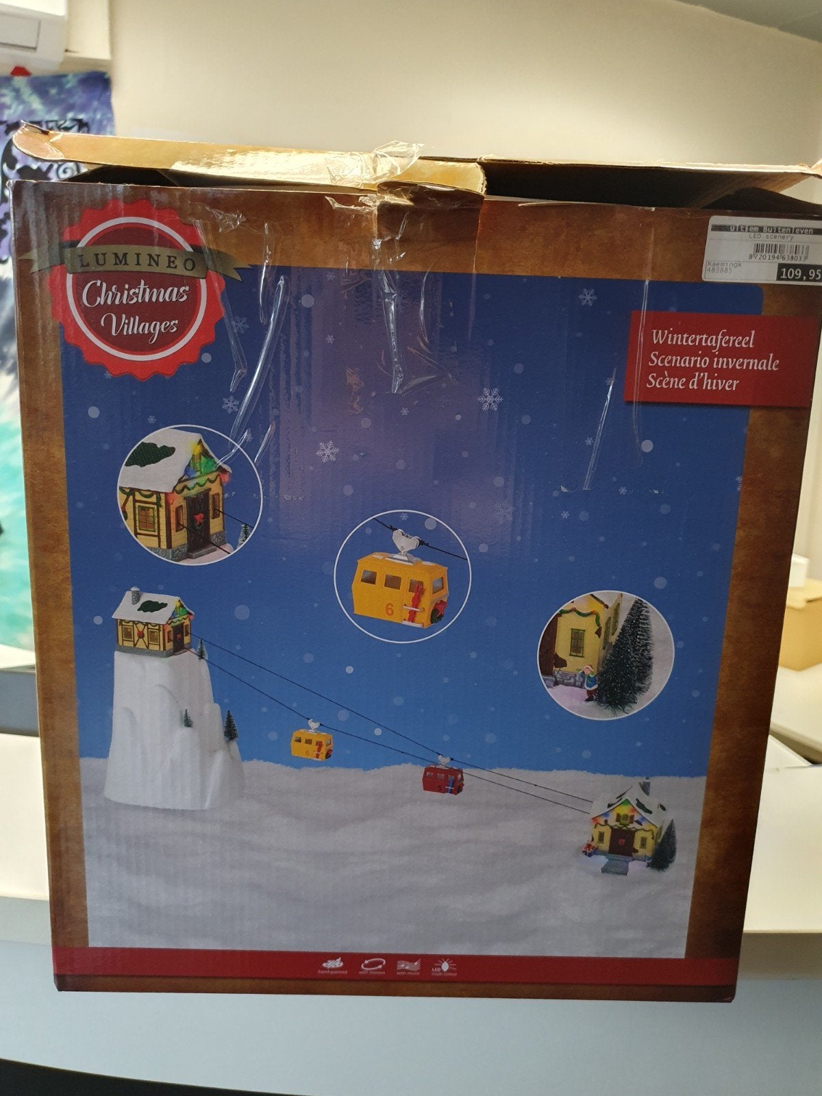kabelbaan christmas deco led, Diversen, Ophalen of Verzenden, Zo goed als nieuw