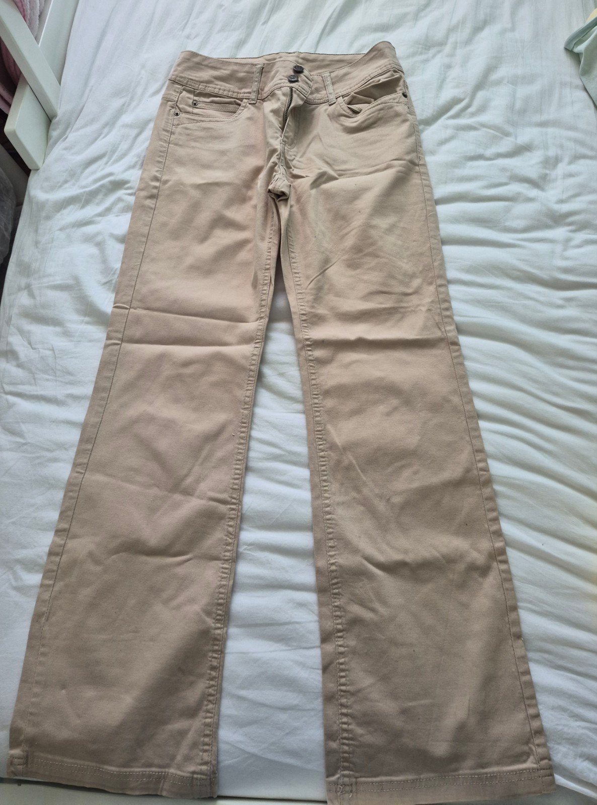 Defacto beige broek maat 38, Maat 38/40 (M), Beige, Ophalen of Verzenden, Lang