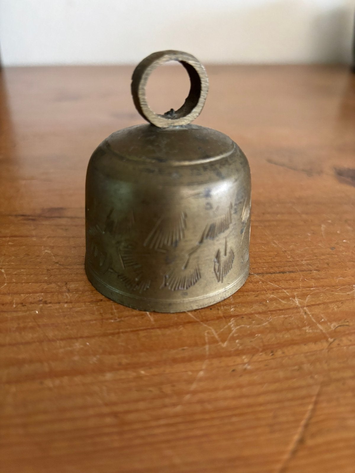 Vintage messing bel India, Antiek en Kunst, Ophalen of Verzenden, Koper