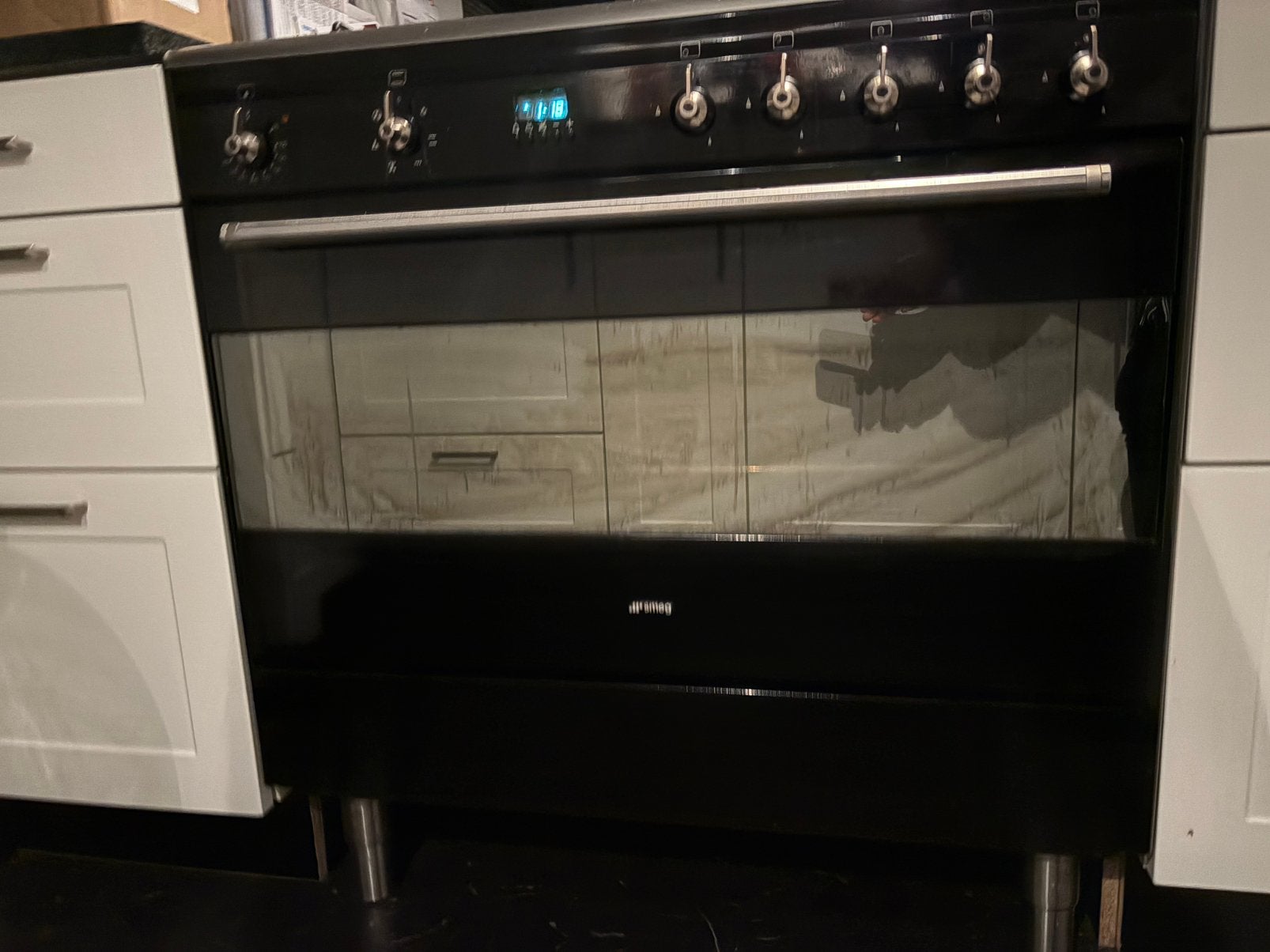 Smeg gasfornuis met oven, Ophalen, 60 cm of meer, Zo goed als nieuw, Gas