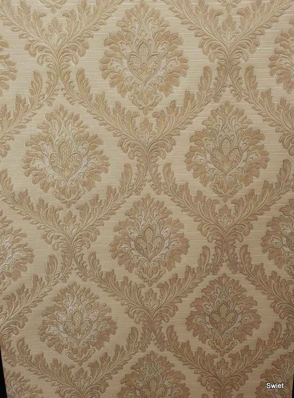 13111 oud klassiek barok behang met naturel tinten swiet, Verzenden, Beige
