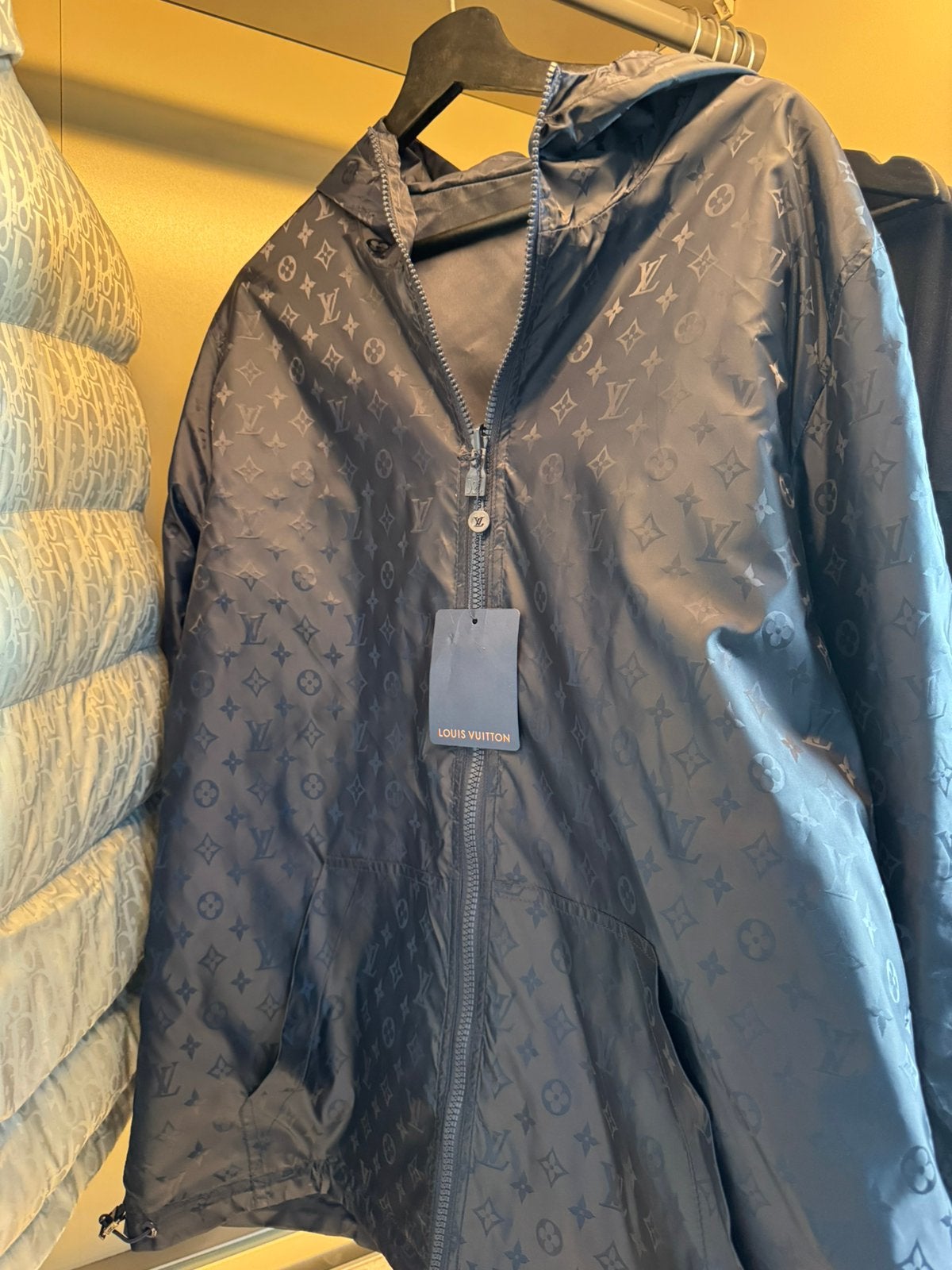 Louis vuitton windbreaker, Ophalen, Nieuw, Maat 56/58 (XL), Blauw