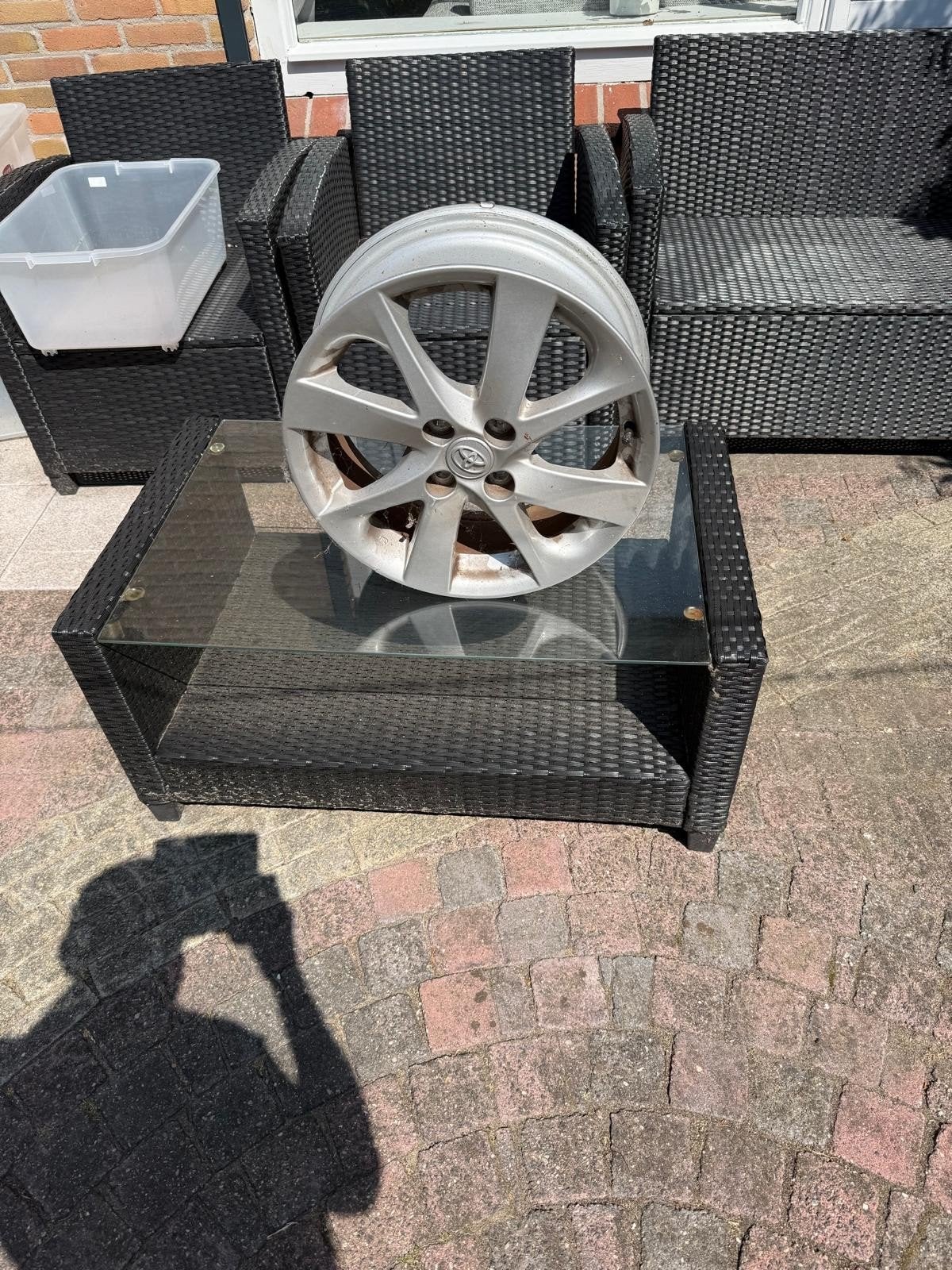 Gebruikte velg met Toyota logo, Ophalen, Gebruikt, Velg(en), Personenwagen