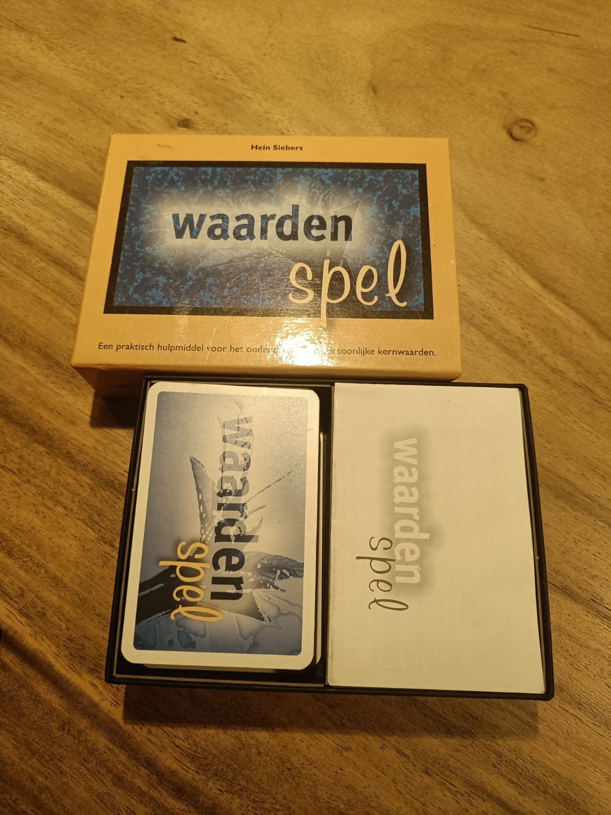 Waardenspel - Ontdek je persoonlijke kernwaarden, Een of twee spelers, Ophalen of Verzenden, Zo goed als nieuw, Hein Siebers