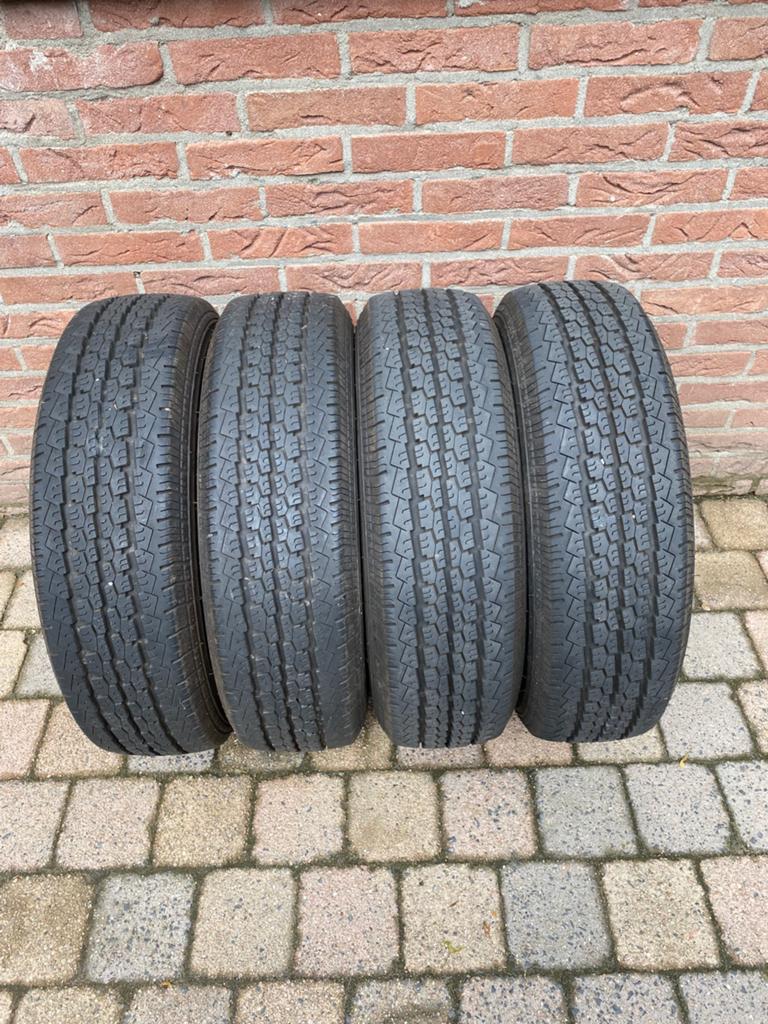 Trailer/Aanhangwagen banden 185R14C, Ophalen, Gebruikt