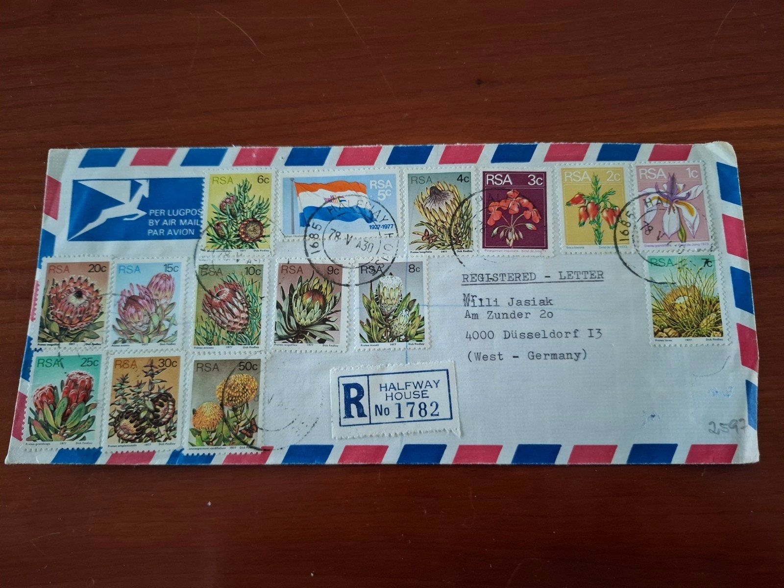 20 diverse enveloppen: binnen- en buitenlandse post, Ophalen of Verzenden, Envelop