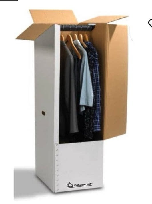 Verhuisdozen en kleding garderobe verhuisdozen, Ophalen, Doos, 40 tot 60 cm, 50 tot 75 cm