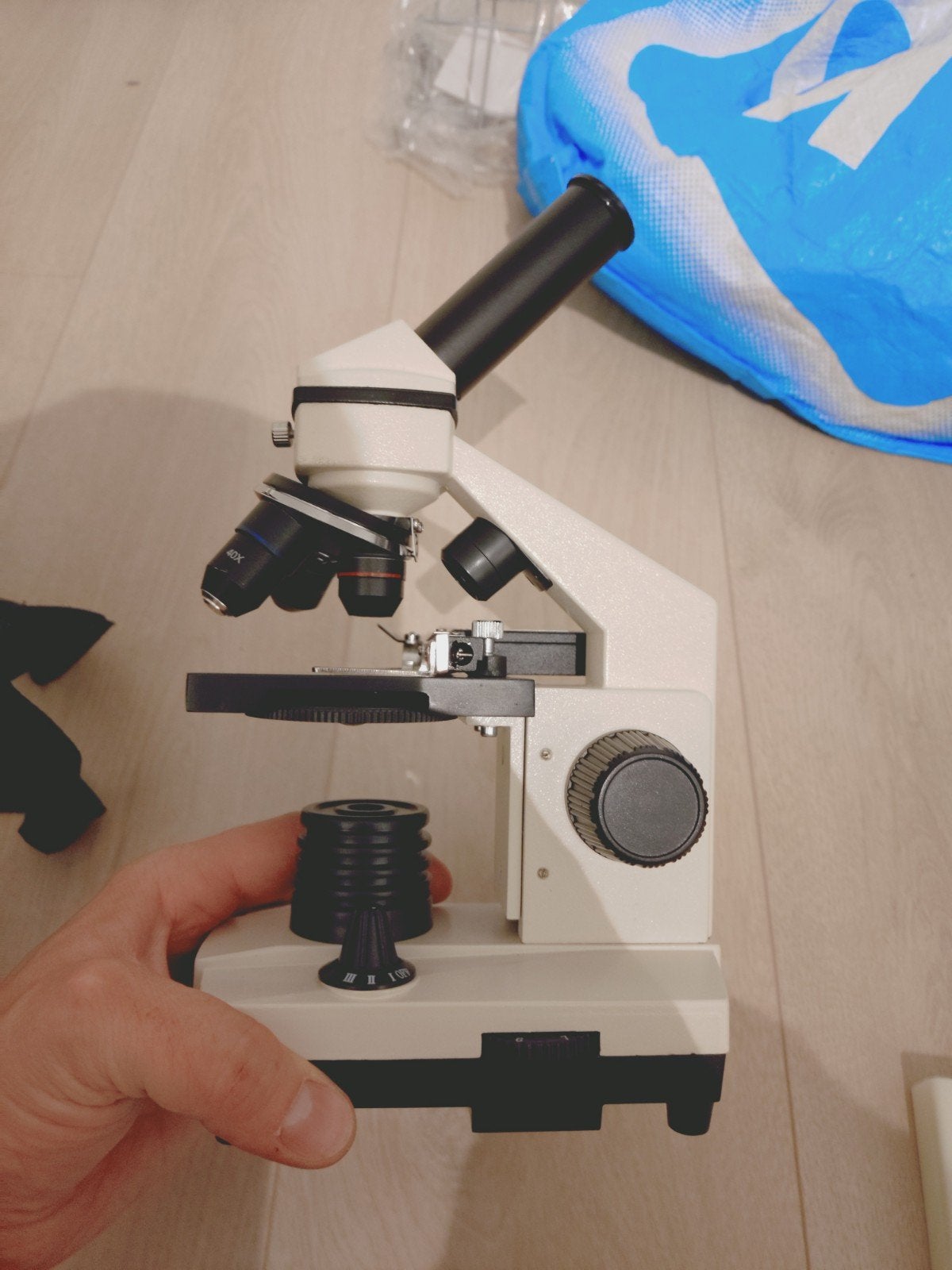 Bresser Biolux AL Microscoop met Koffer en Accessoires, Ophalen, Zo goed als nieuw, 400x tot 1000x, Biologische microscoop