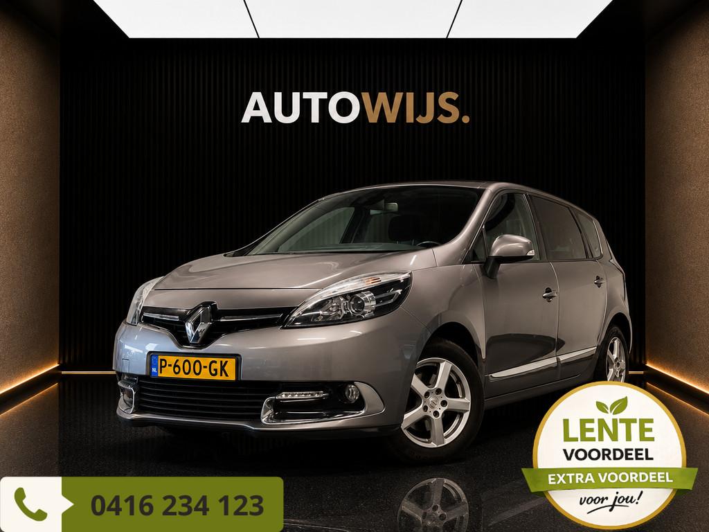 Renault Scénic 1.5 dCi Bose|TREKHAAK|PDC|HALF LEER|AUT|XENO, Auto's, Renault, Euro 5, Zwart, 4 cilinders, Leder en Stof