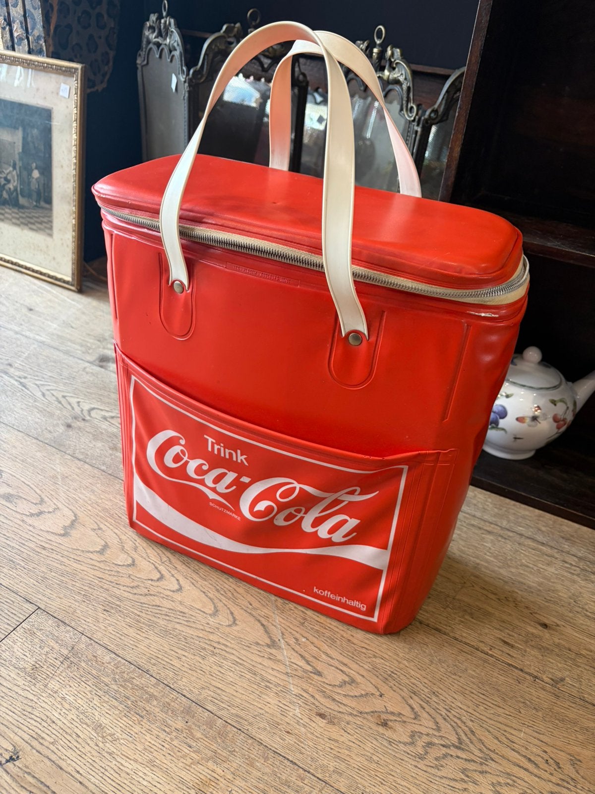 Vintage coca cola koeltas 80’s, Caravans en Kamperen, Ophalen of Verzenden, Zo goed als nieuw, Koeltas, Koelelement