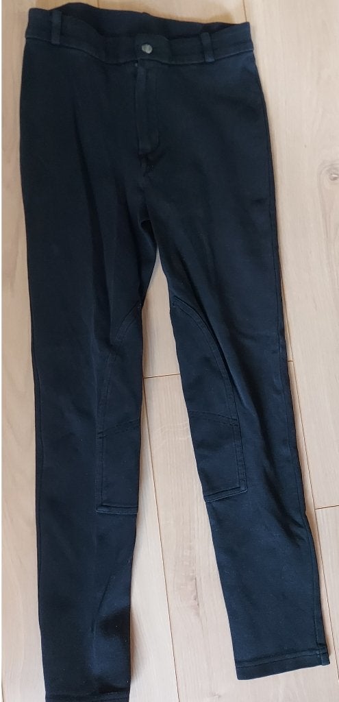 Zwarte paardrijbroek 146-152, Dieren en Toebehoren, Paardrijkleding, Gebruikt, Dressuur, Overige merken, Kinderen