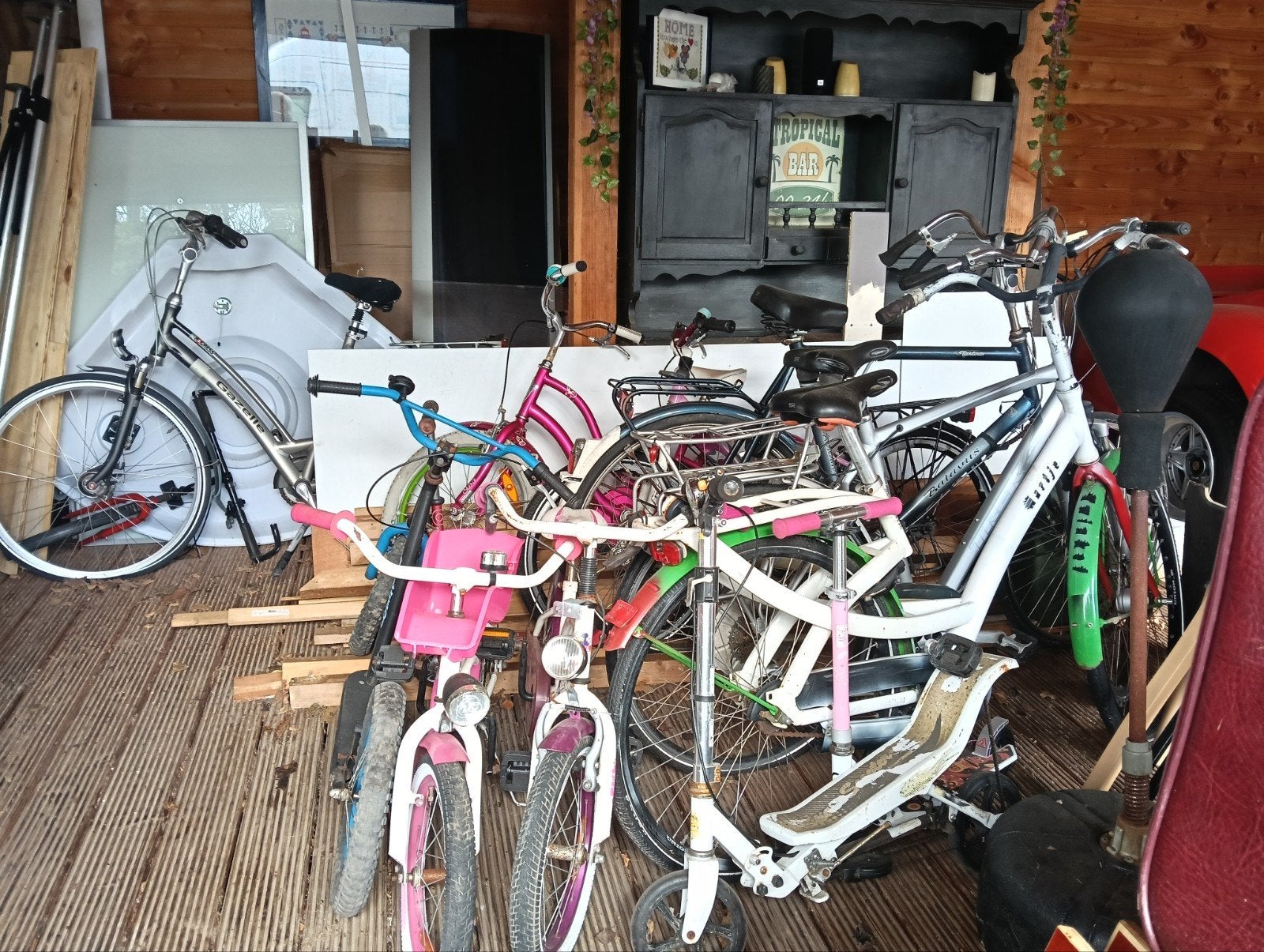 Partij fietsen etc., Ophalen, Gebruikt, Overige merken
