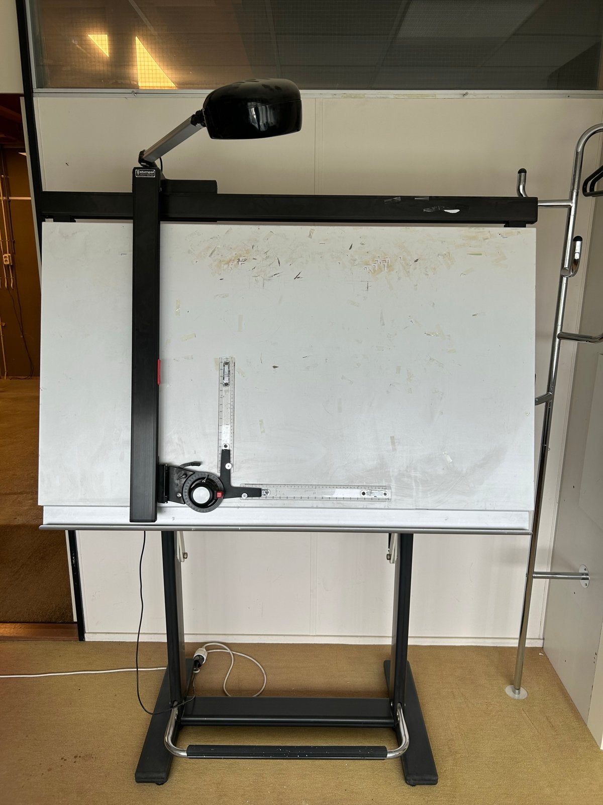 Arnal Neolt tekentafel met verlichting 140x80cm, Ophalen, Gebruikt, 150 tot 170 cm, Verlichting