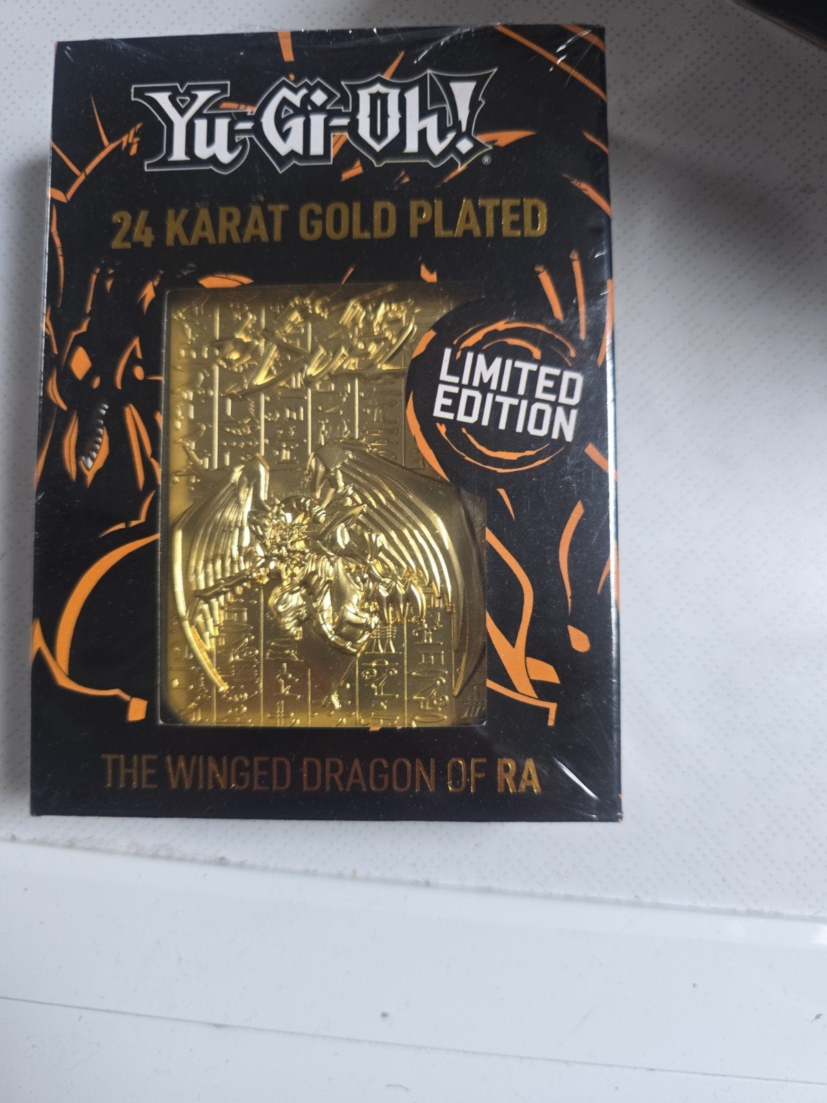 Yu-Gi-Oh! The Winged Dragon of Ra 24K Gold Plated, Ophalen of Verzenden, Nieuw, Overige typen