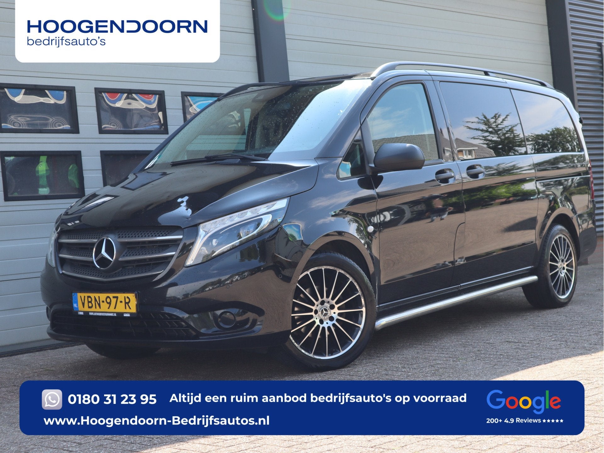 Mercedes-Benz Vito 114 CDI Automaat Euro 6 - DC 5 Pers. - 2x, Auto's, Automaat, Gebruikt, 4 cilinders, Zwart