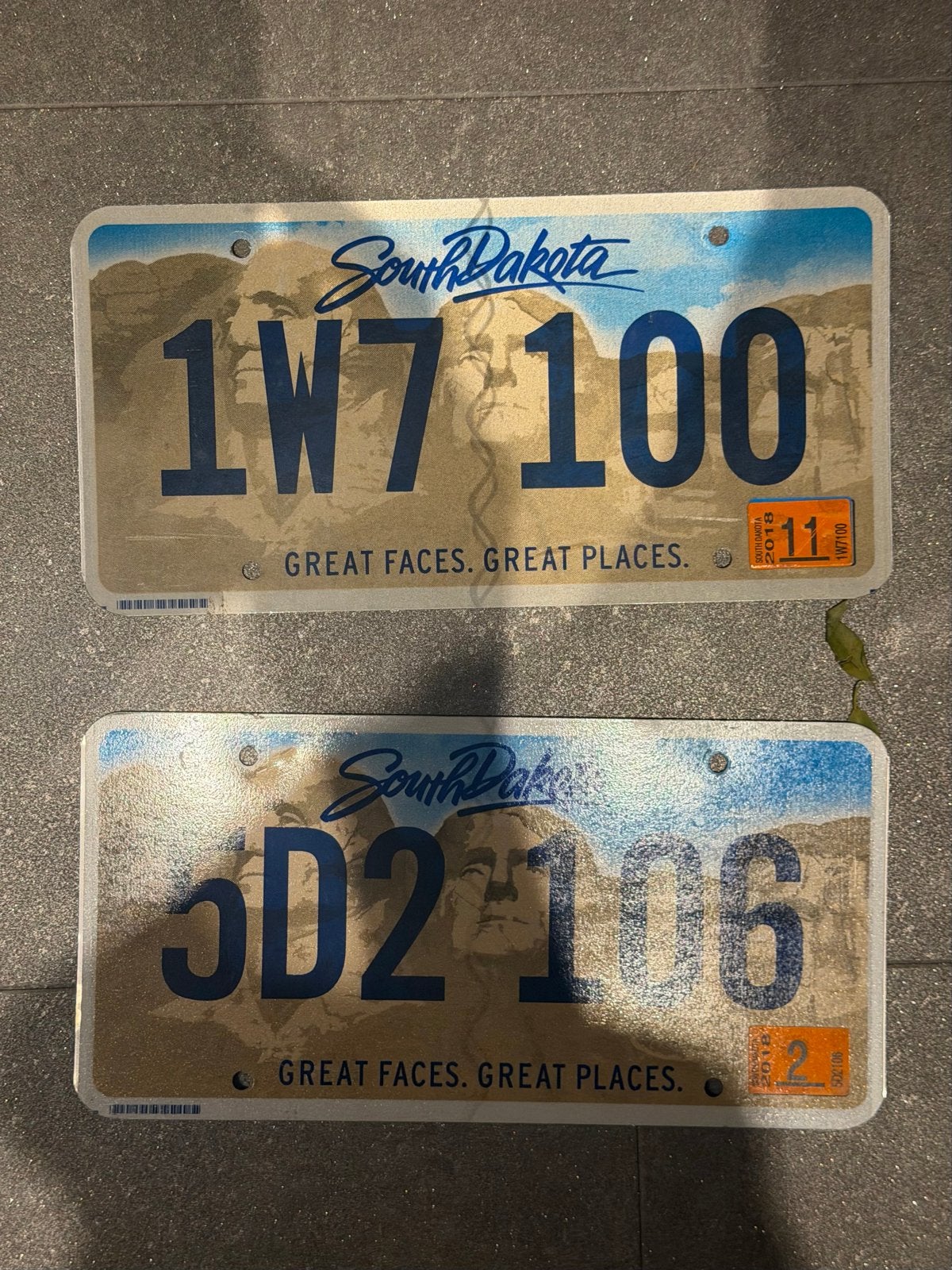 Amerikaanse nummerplaat South Dakota, Ophalen of Verzenden