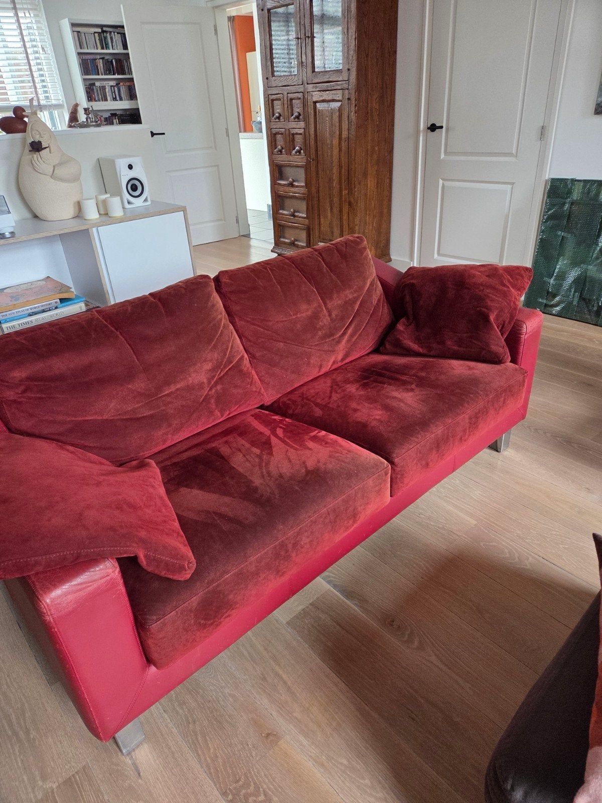 Leolux bank 2,5 zits, Ophalen, Gebruikt, 150 tot 200 cm, Tweepersoons