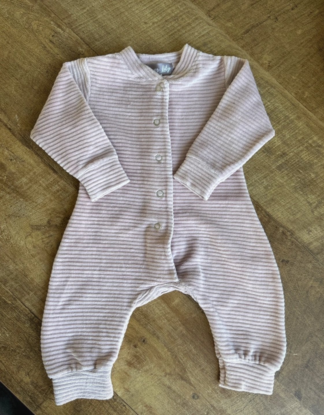 RiverLily roze boxpakje Maat 62/68, Kinderen en Baby's, Babykleding | Maat 62, Ophalen of Verzenden, Zo goed als nieuw, Meisje