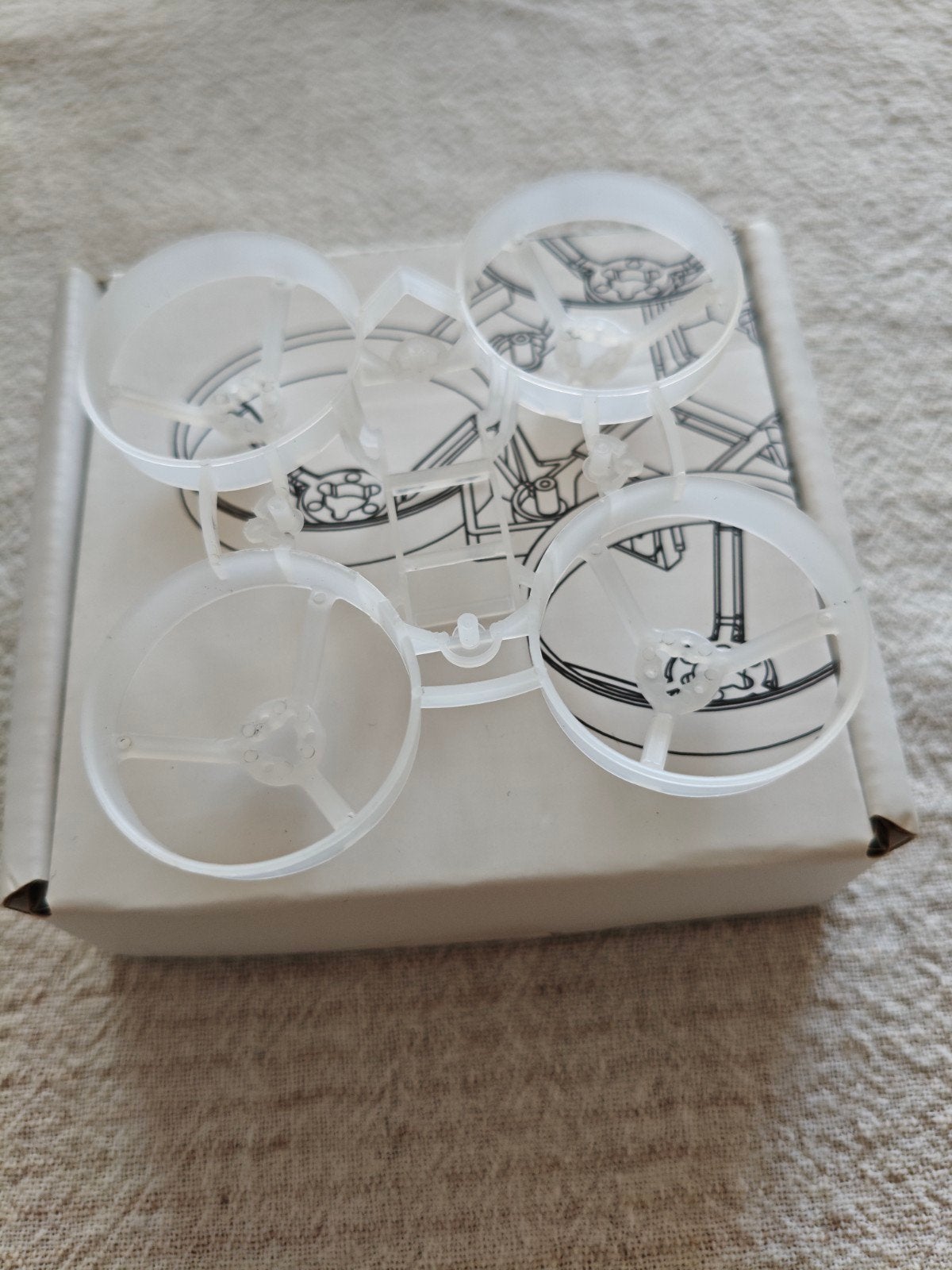 Happymodel Mobula6  65mm Brushless Whoop Frame Kit (2 stuks), Ophalen of Verzenden