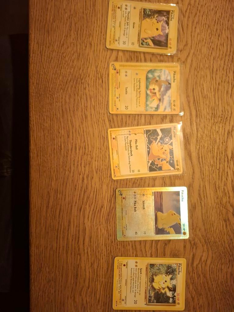 Pikachu Pokémon Kaarten Collectie - Base Set, Expedition, Em, Verzenden, Meerdere kaarten