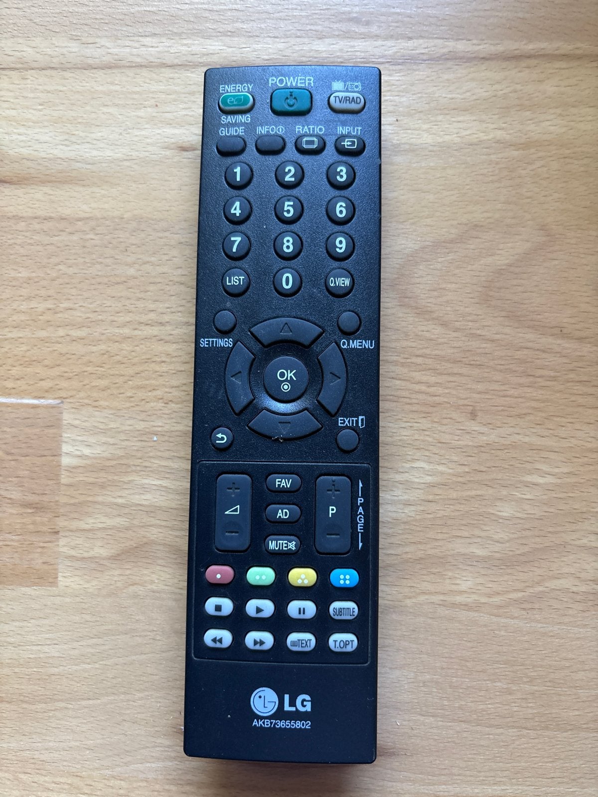 LG Afstandsbediening AKB73655802 voor TV, Ophalen of Verzenden, Gebruikt, Origineel, Tv