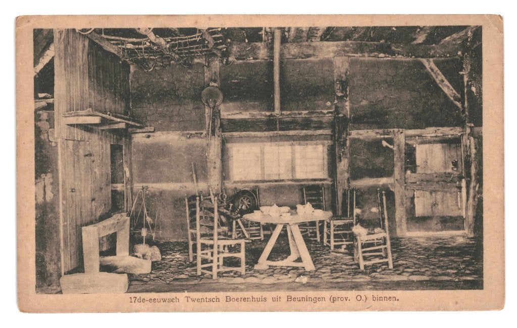 988533 Twens Boerenhuis Beuningen Ov Openluchtmuseum Arnhem, Ophalen of Verzenden, 1920 tot 1940, Ongelopen, Overijssel