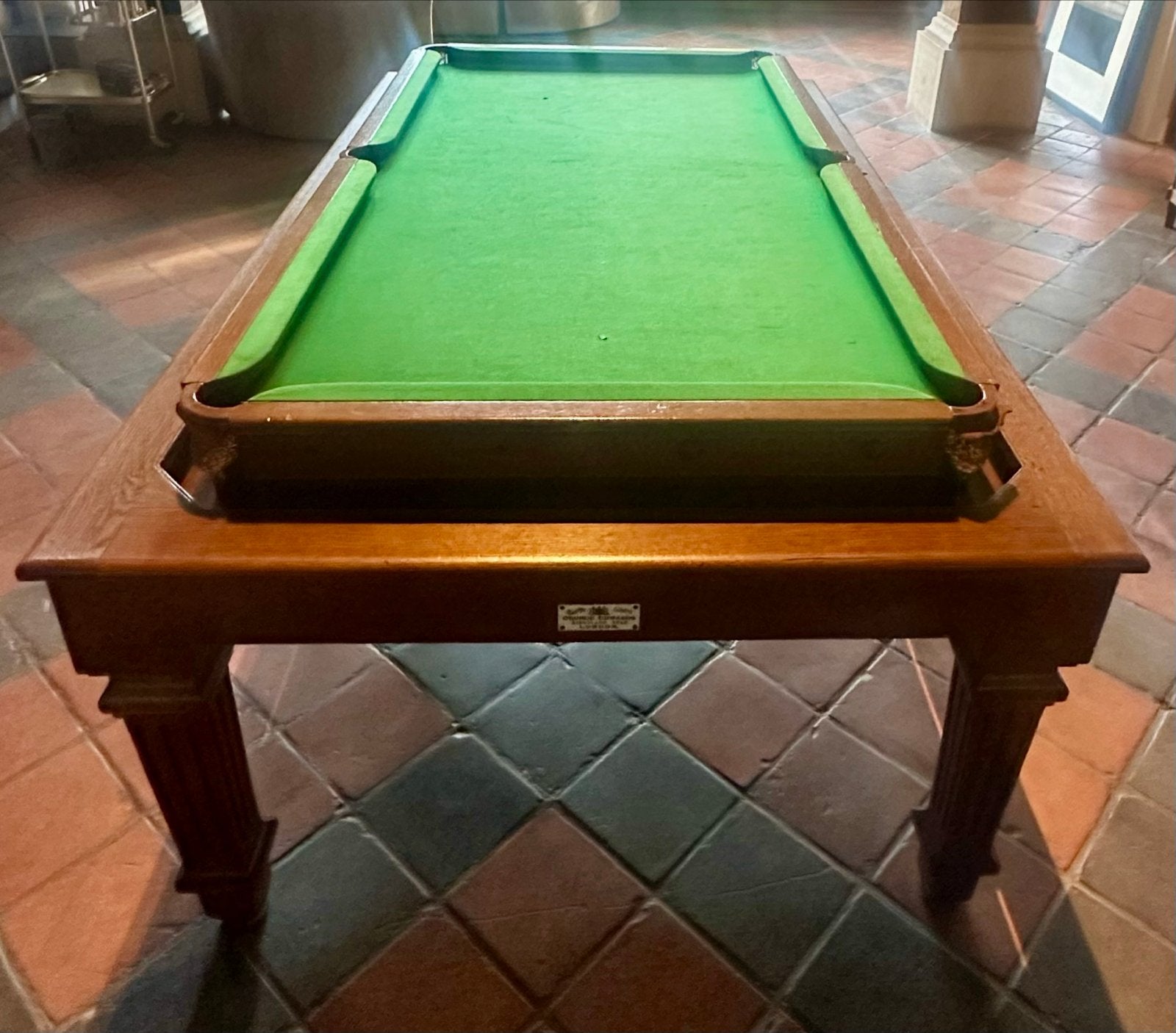 Antieke George Edwards Mahonie Biljart Eettafel Rollover, Ophalen