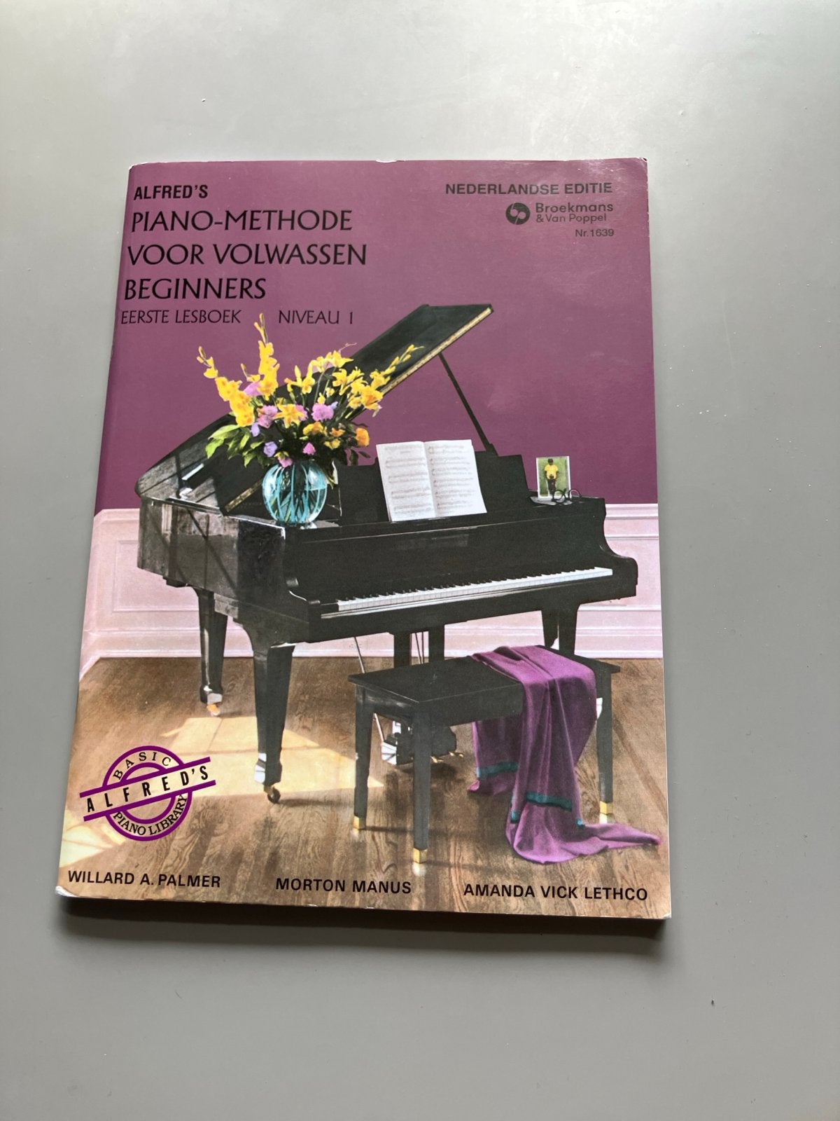 Alfred's Piano-Methode voor Volwassen Beginners, Muziek en Instrumenten, Bladmuziek, Gebruikt, Overige genres, Les of Cursus, Ophalen of Verzenden