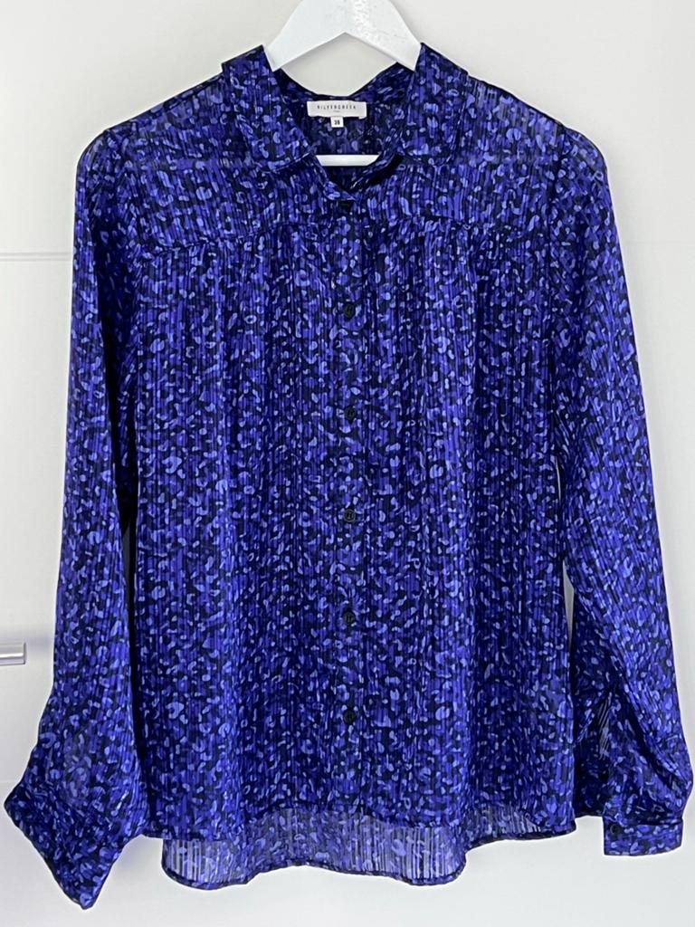 Paarse dames blouse van Silvercreek, maat 38, Ophalen of Verzenden, Zo goed als nieuw, Maat 38/40 (M), Paars