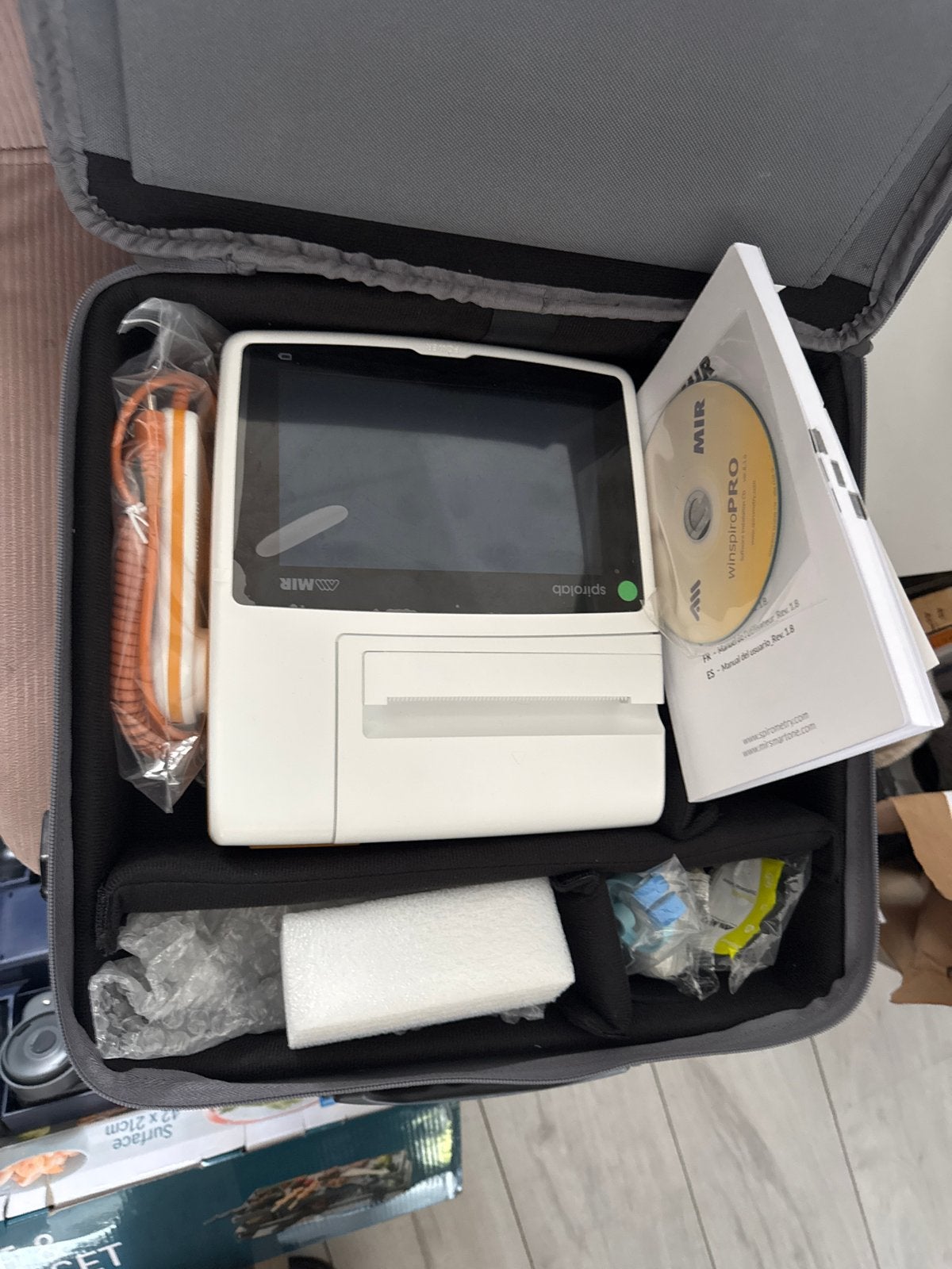 Spirolab Spirometer met accessoires en software, Ophalen of Verzenden, Zo goed als nieuw