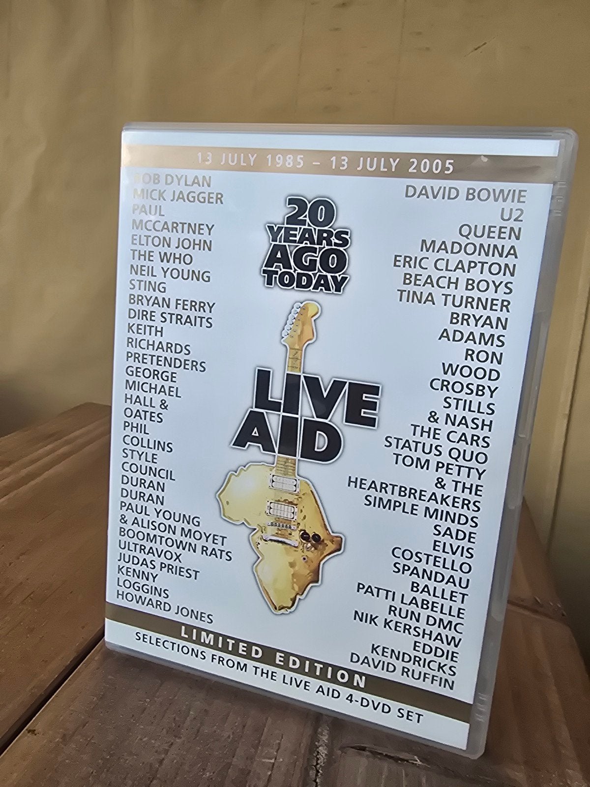Live Aid 20 Jaar Jubileum DVD - Limited Edition, Engels, Alle leeftijden, Zo goed als nieuw, Concert