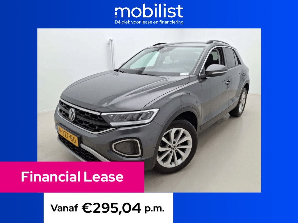 Volkswagen T-Roc 1.0 TSI Life Business 110 PK (bj 2022), Gebruikt, Bedrijf, SUV of Terreinwagen, Zilver of Grijs