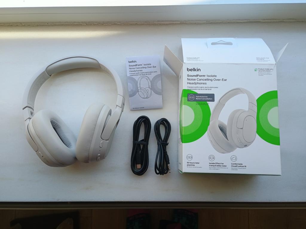 Belkin SoundForm Isolate Noise Cancelling koptelefoon ANC, Audio, Tv en Foto, Koptelefoons, Overige merken, Ophalen of Verzenden