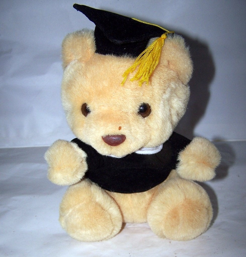 Graduatie beer (slagingsbeer). Nieuwstaat., Verzamelen, Beren en Cherished Teddies, Ophalen of Verzenden, Zo goed als nieuw, Stoffen beer