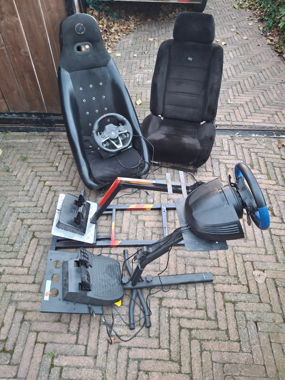 race sets en race stoelen., Ophalen, Gebruikt