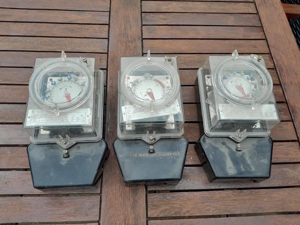 3x Landis & Gyr schakelklok tijdschakelaar gebruikt, Ophalen of Verzenden, Gebruikt