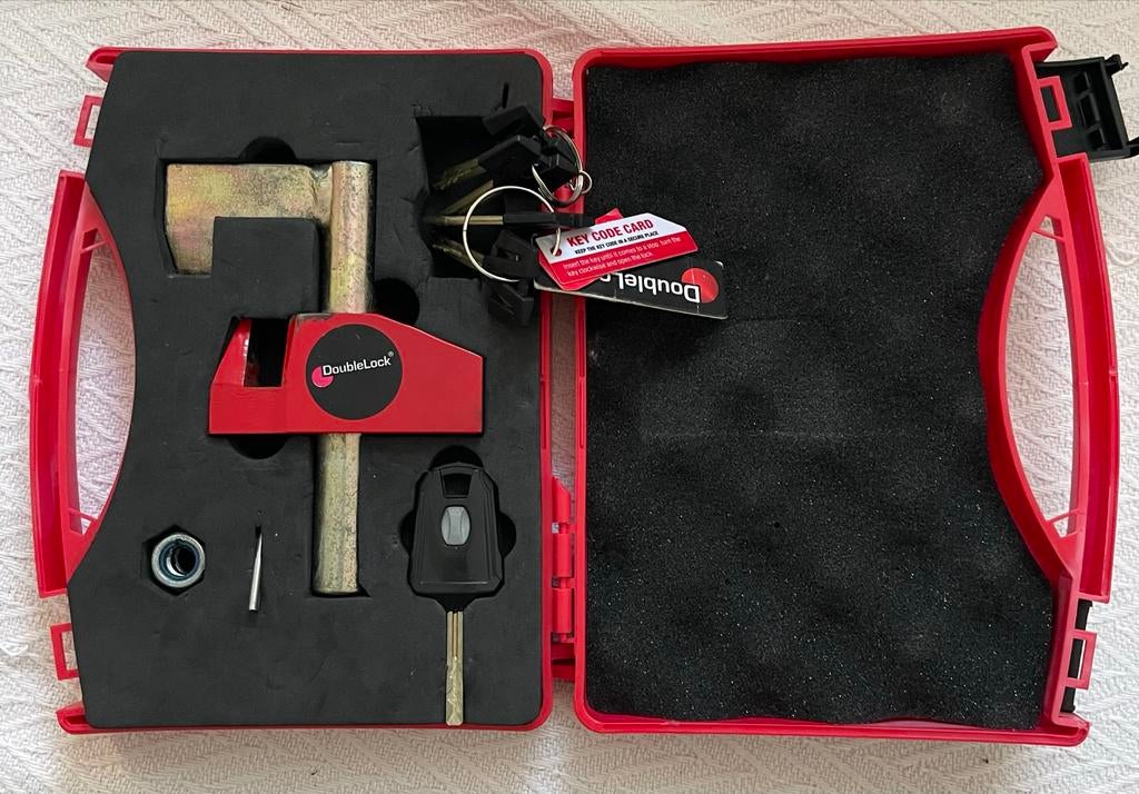 Double Lock caravan en aanhanger slot met vijf sleutels, Auto diversen, Anti-diefstal, Gebruikt, Ophalen of Verzenden