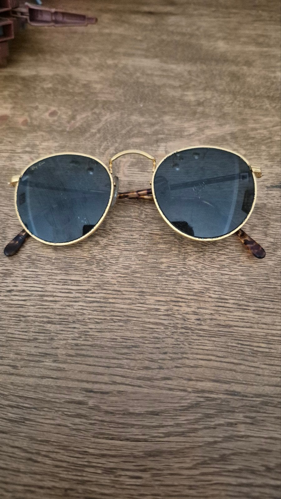 Ray-Ban Zonnebril (Kids) - Krasjes op glas, Ophalen of Verzenden, Gebruikt, Zonnebril, Ray-Ban