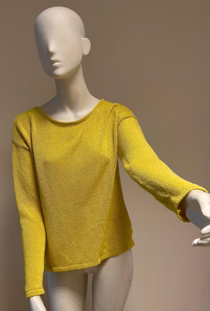 M&S citroenkleurige trui maat 40 (maat 12) met lange mouwen, Maat 38/40 (M), Geel, Ophalen of Verzenden, Zo goed als nieuw