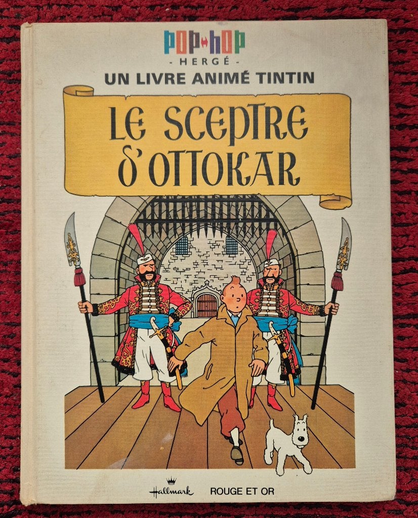 Tintin pop hop le sceptre d'Ottokar top staat hardcover, Boeken, Stripboeken, Verzenden, Eén stripboek, Zo goed als nieuw, Hergé