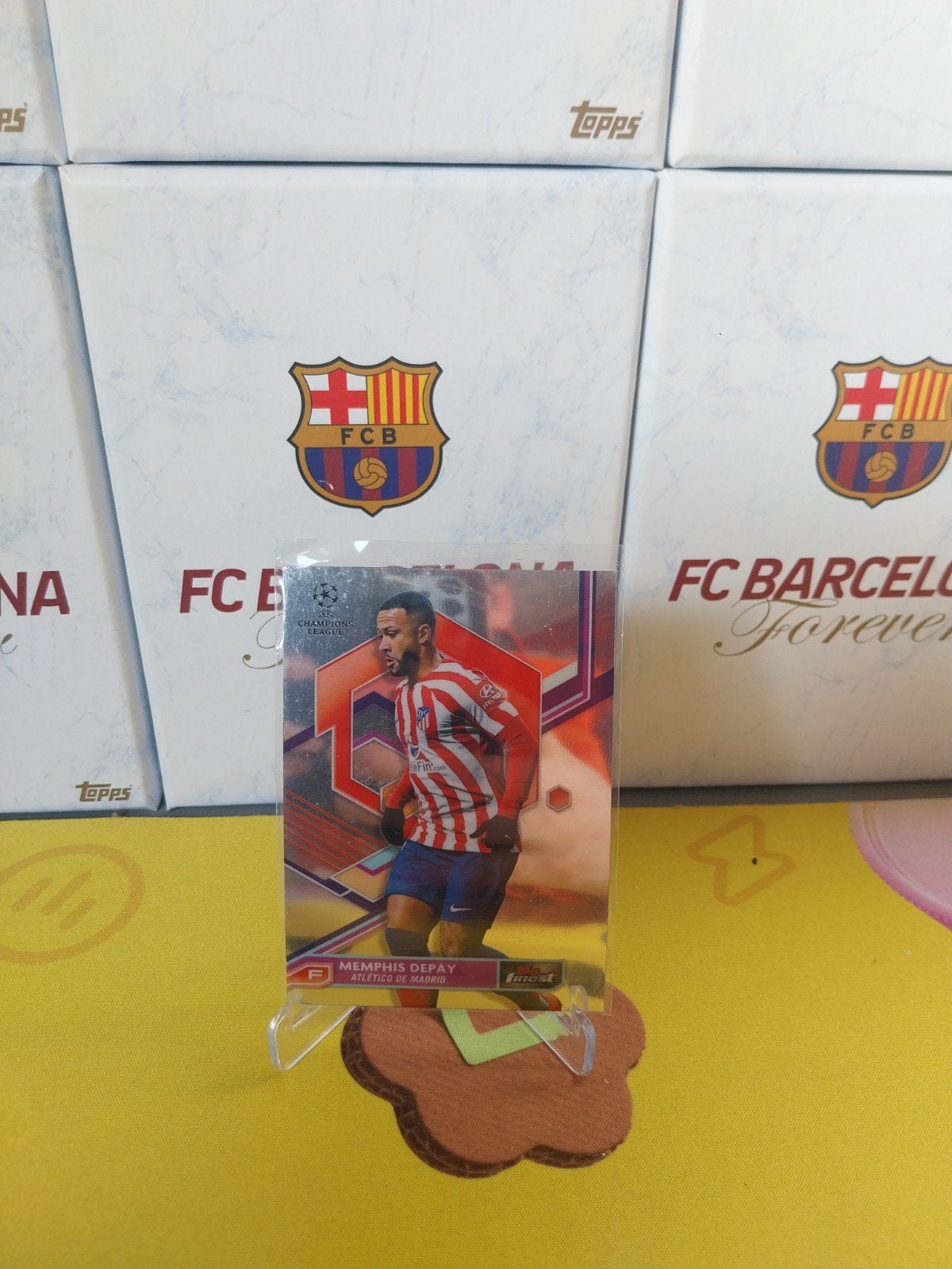 Memphis Depay Topps Finest 2022-2023, Ophalen of Verzenden, Nieuw