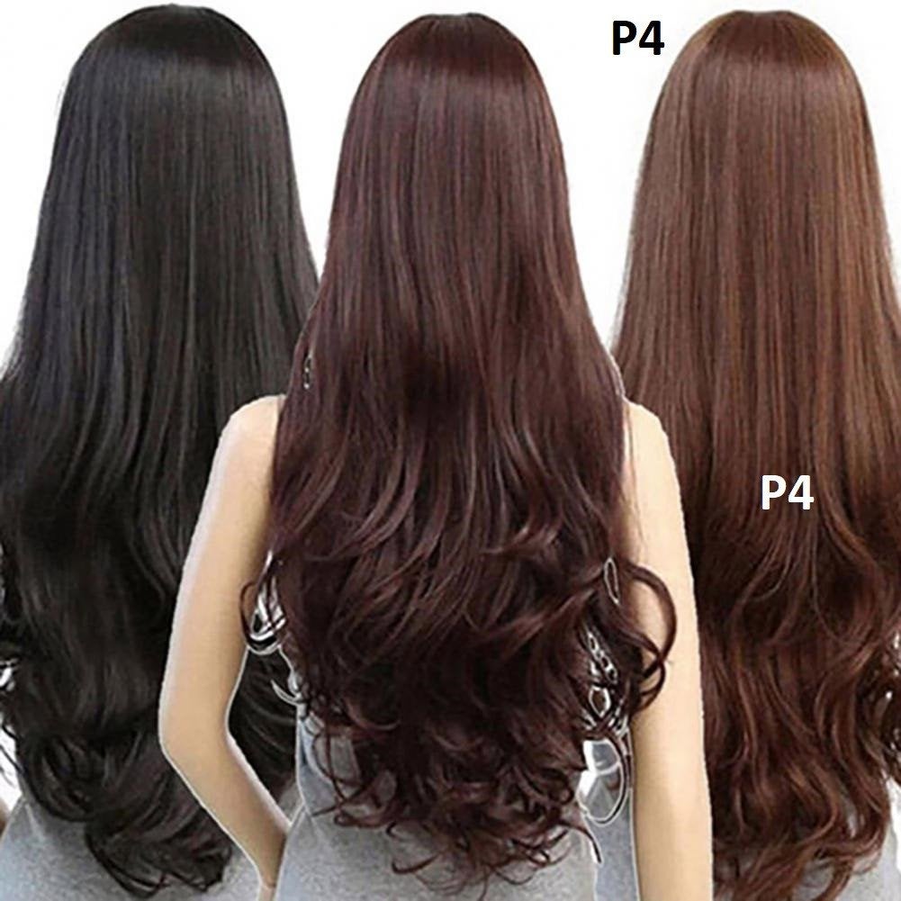 P4 licht bruine lange pruik , rechts op de foto.........., Sieraden, Tassen en Uiterlijk, Uiterlijk | Haarverzorging, Ophalen of Verzenden
