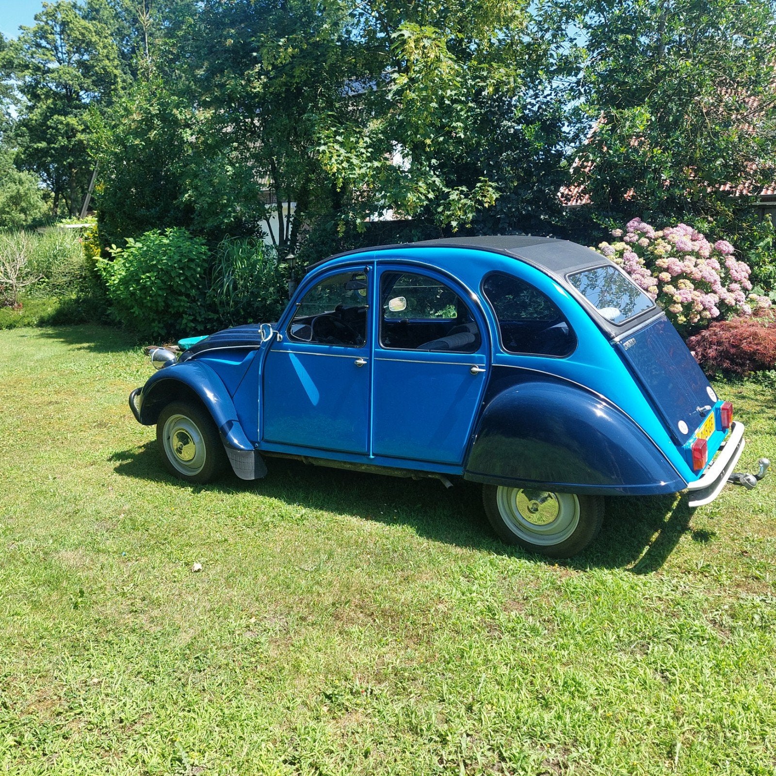 Citroën 2CV 0.6 1984, Auto's, Citroën, Particulier, 2CV, Benzine, Hatchback, Handgeschakeld, Origineel Nederlands, Blauw, Ophalen