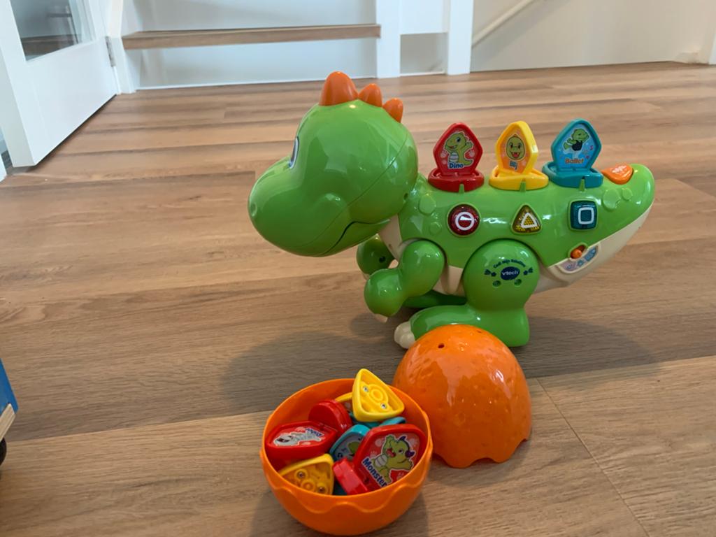 VTech Dinosaurus met vormen en geluiden, Kinderen en Baby's, Ophalen, Zo goed als nieuw, 6 maanden tot 2 jaar