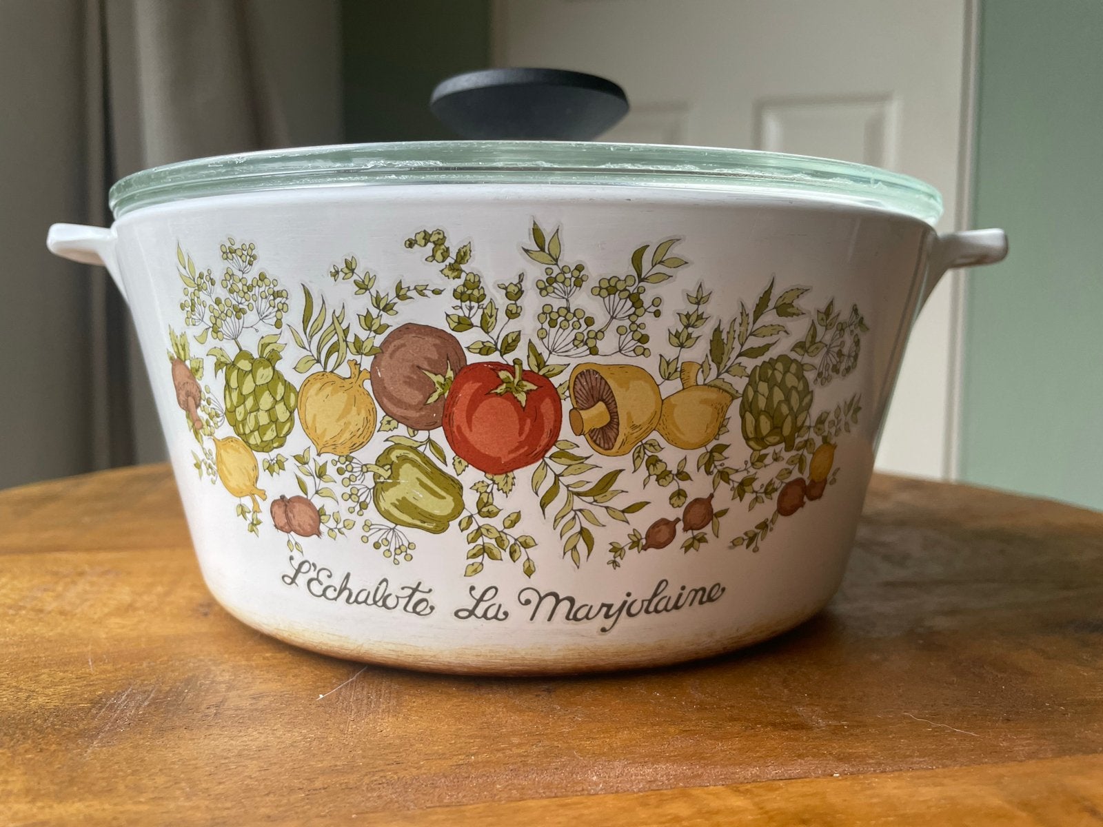 Vintage CorningWare Braadpan L'Echalote La Marjolaine, Ophalen of Verzenden, Gebruikt, Overige materialen
