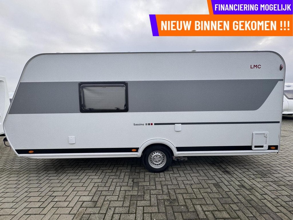 LMC SASSINO 470 FRANSBED + MOVER + CASSETTE LUIFEL + GFK DAK, Caravans en Kamperen, Mover, 7 tot 8 meter, Bedrijf, LMC en Münsterland