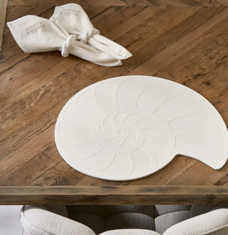 Riviera maison shell placemats 50%, Ophalen, Nieuw