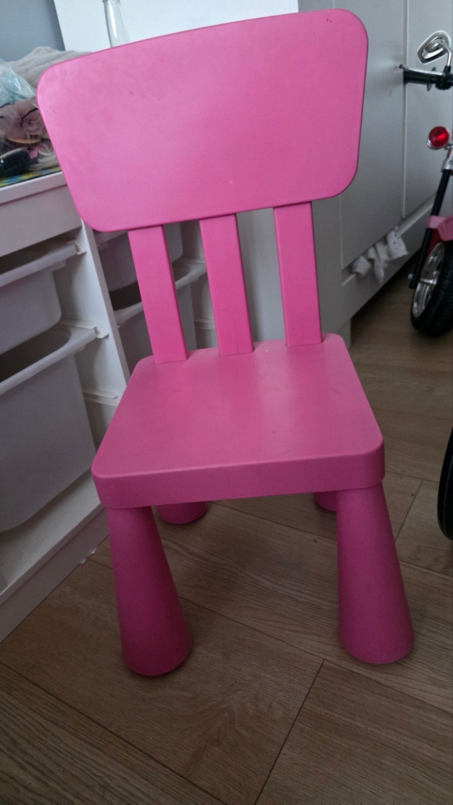 Roze kinderstoel ikea, Ophalen, Gebruikt, Stoel(en)