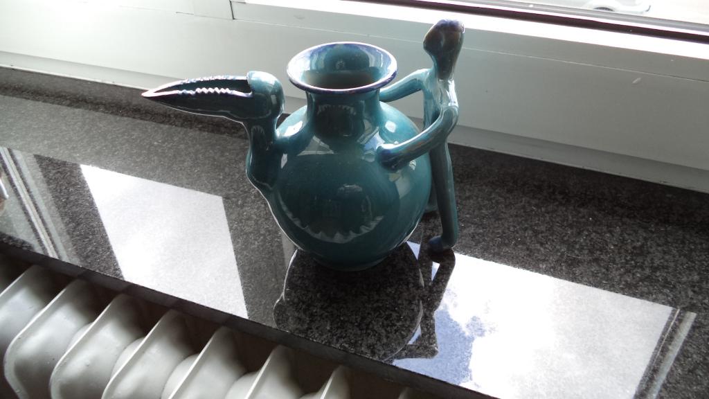 Leuk beeldje kleine gieter., Ophalen, Blauw, Overige stijlen, Nieuw