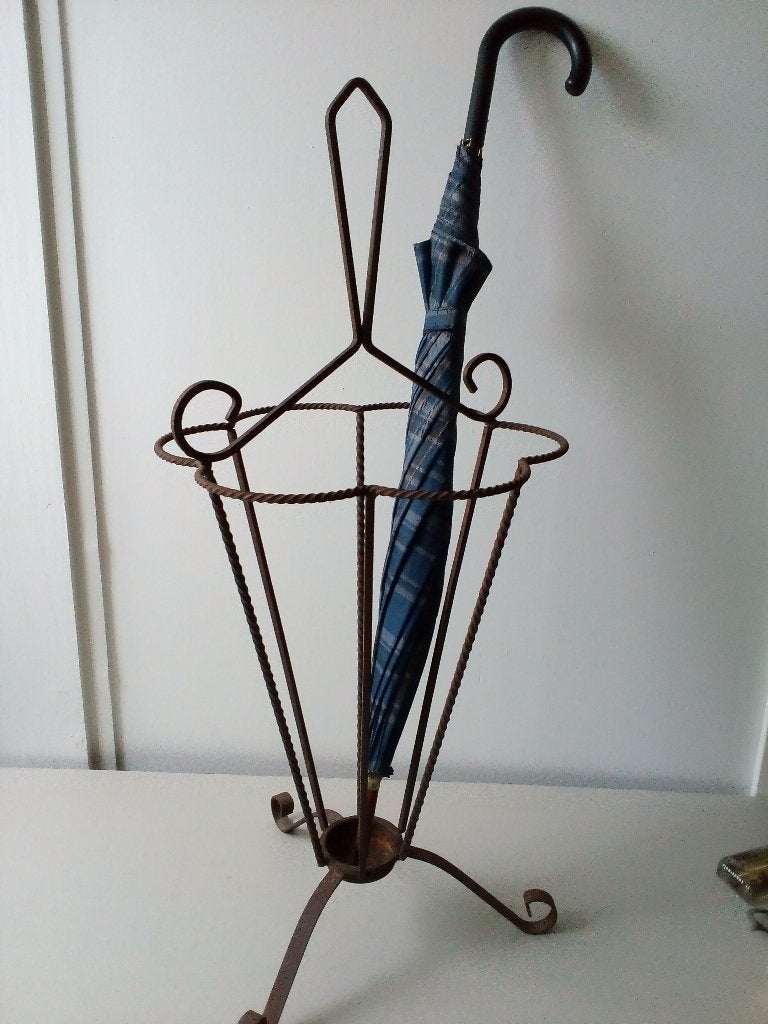 Paraplustandaard.Vintage. Smeedijzer. Vorm van paraplu, Ophalen of Verzenden, Huis en Inrichting